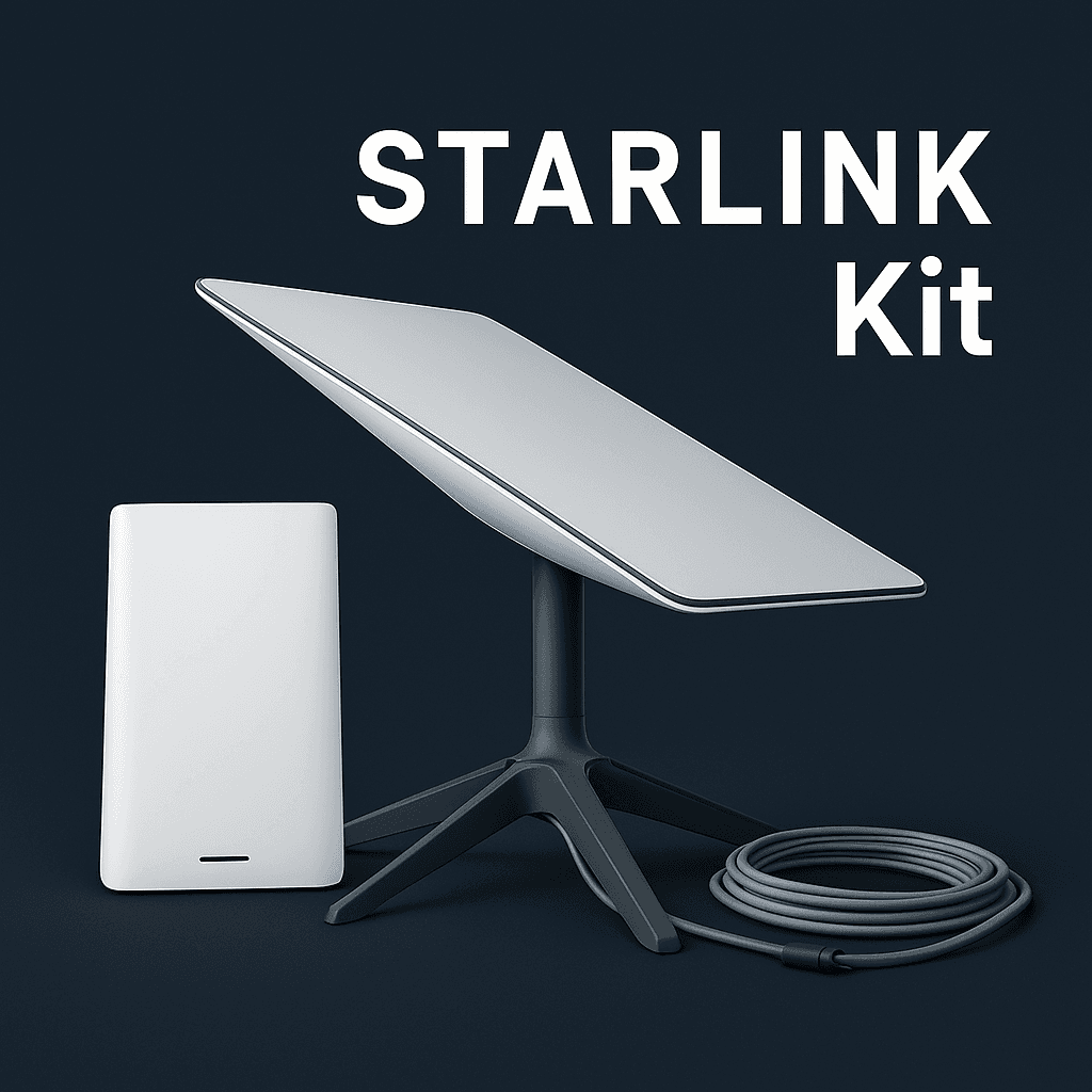 Starlink Broadband Kit | High-Speed Satellite Internet Anywhere