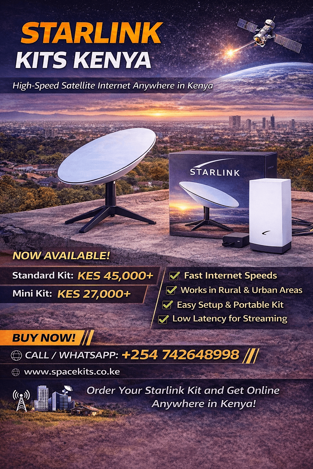 Starlink Kits Kenya 