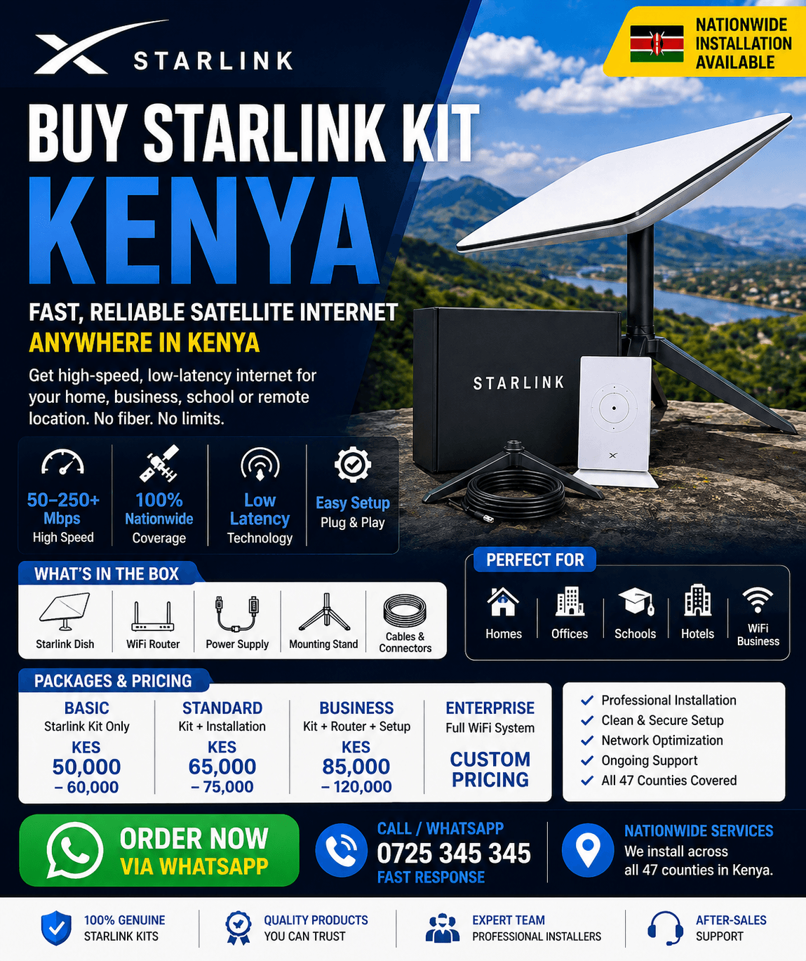 Buy Starlink Kit Kenya