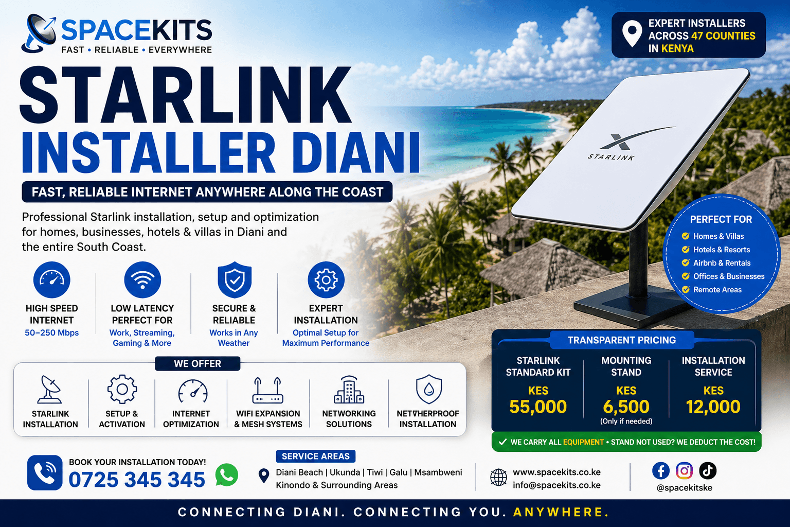 starlink installer diani