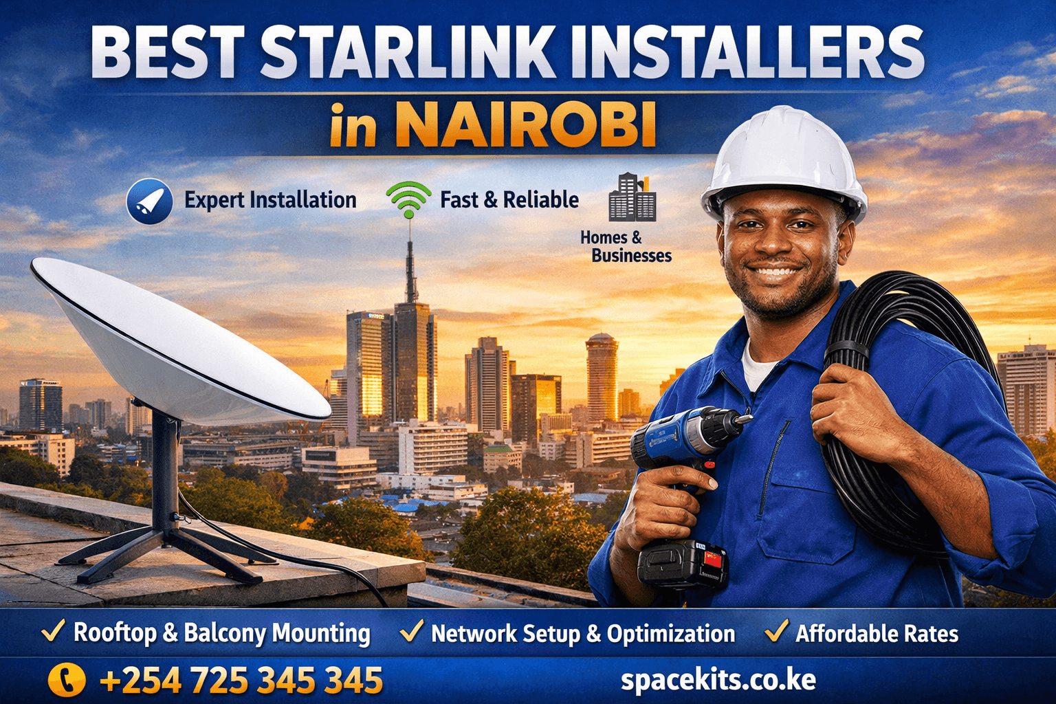 Best Starlink Installers in Nairobi 