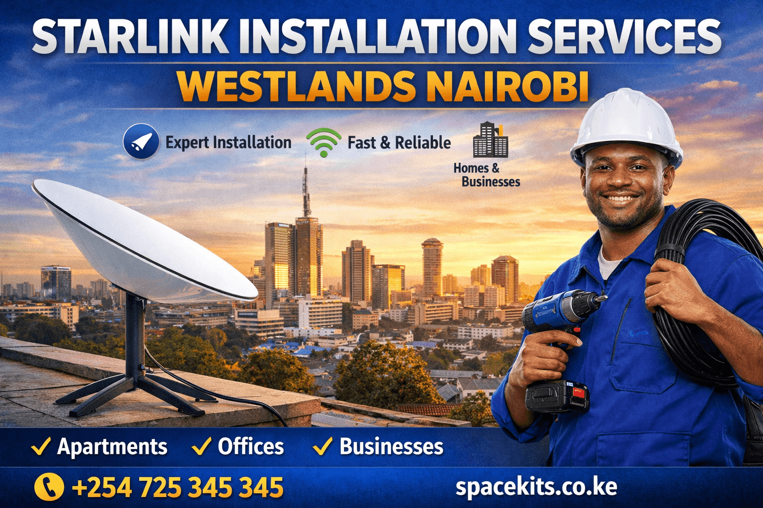 Starlink Installation Services Westlands Nairobi