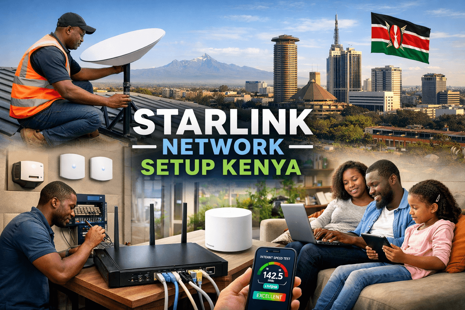 Starlink Network Setup Kenya 