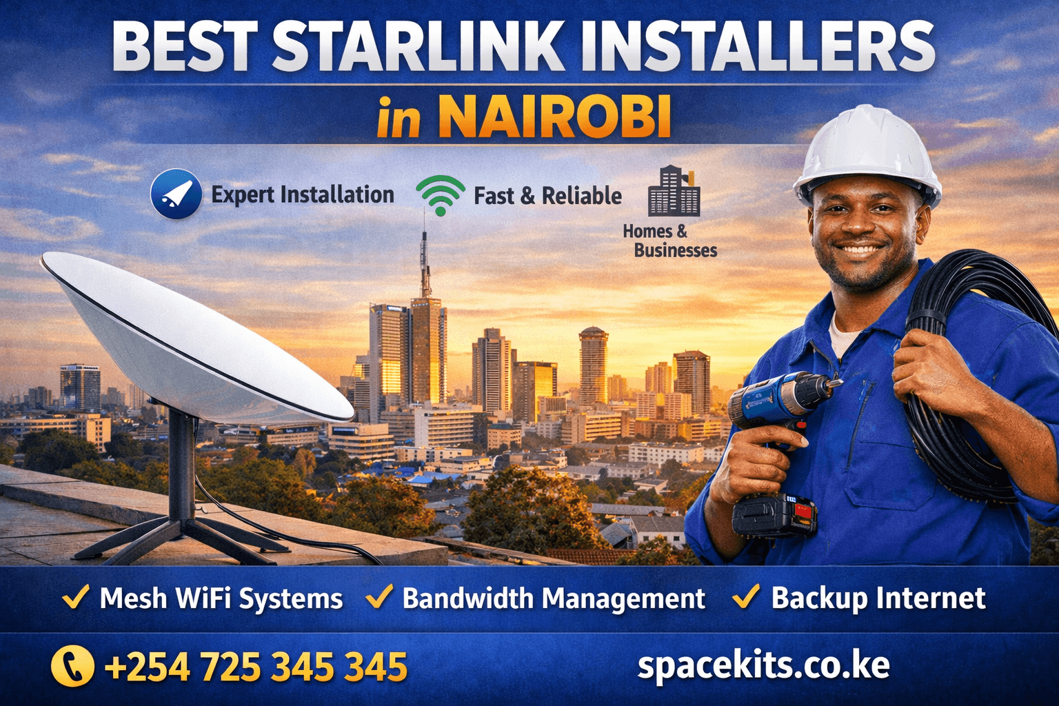 Starlink Internet Fixing Kenya