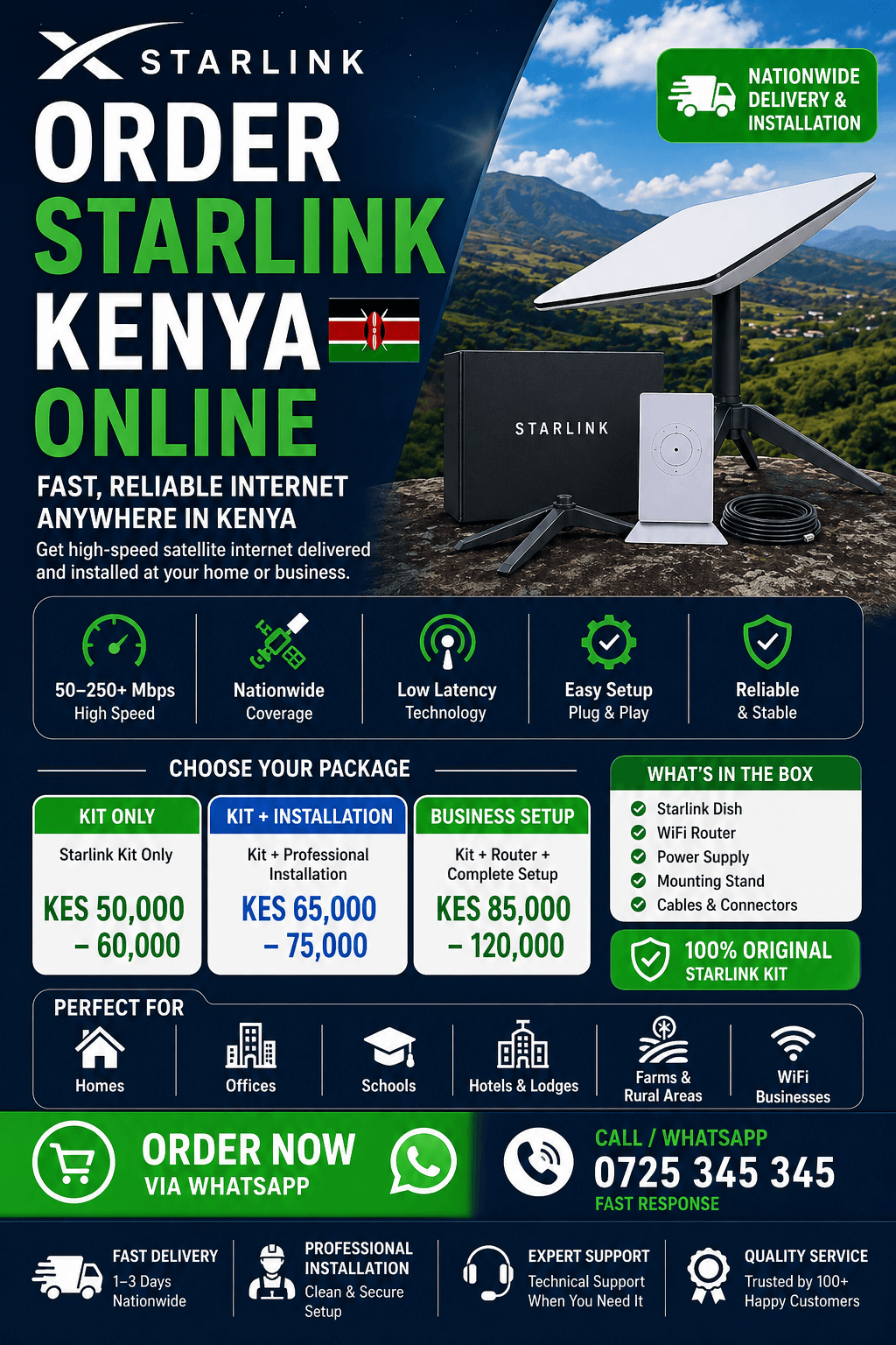 Order Starlink Kenya Online