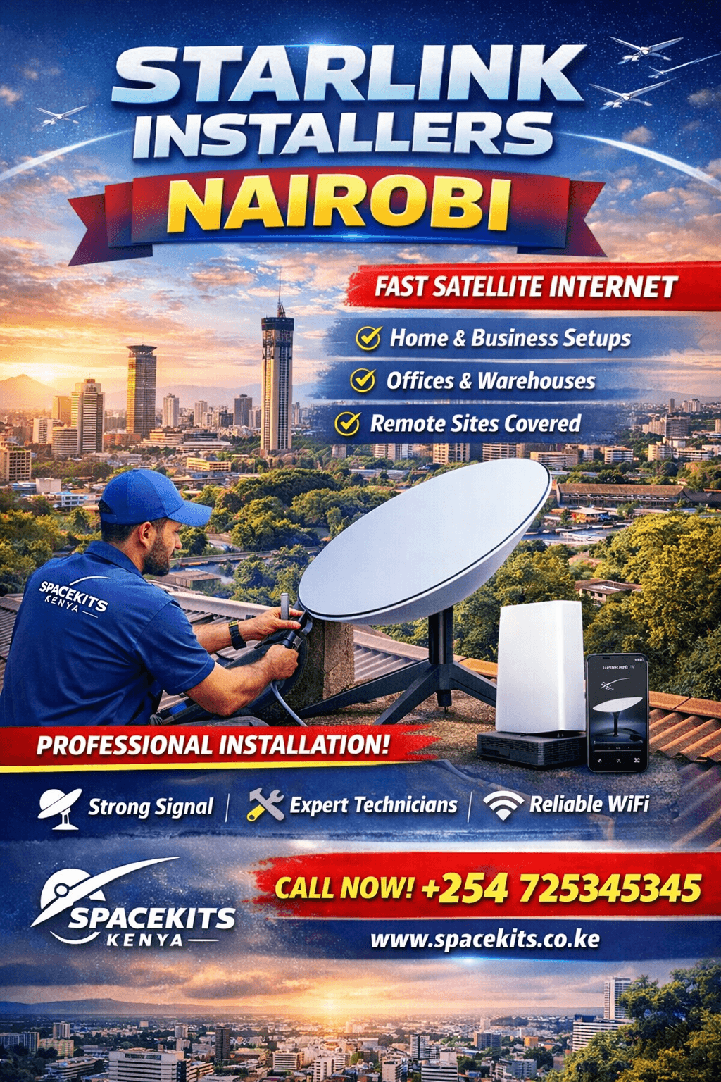 Starlink Installers Nairobi 