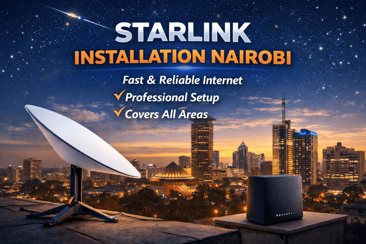Starlink installation Nairobi