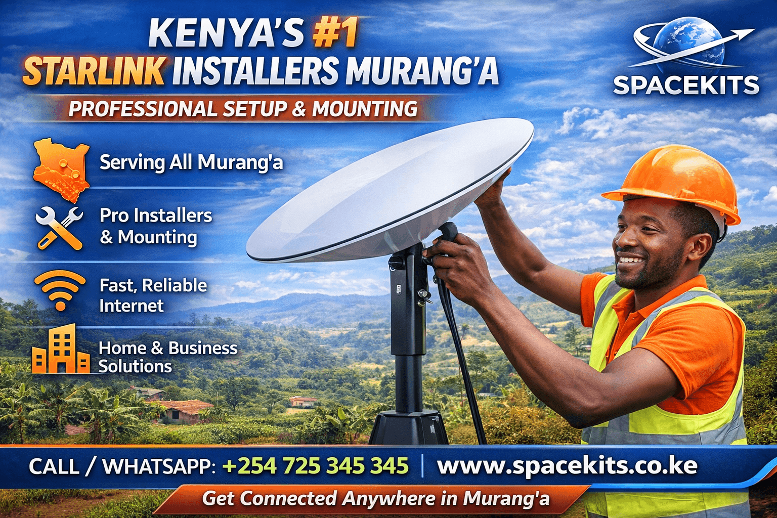 Starlink Installers Murang’a 