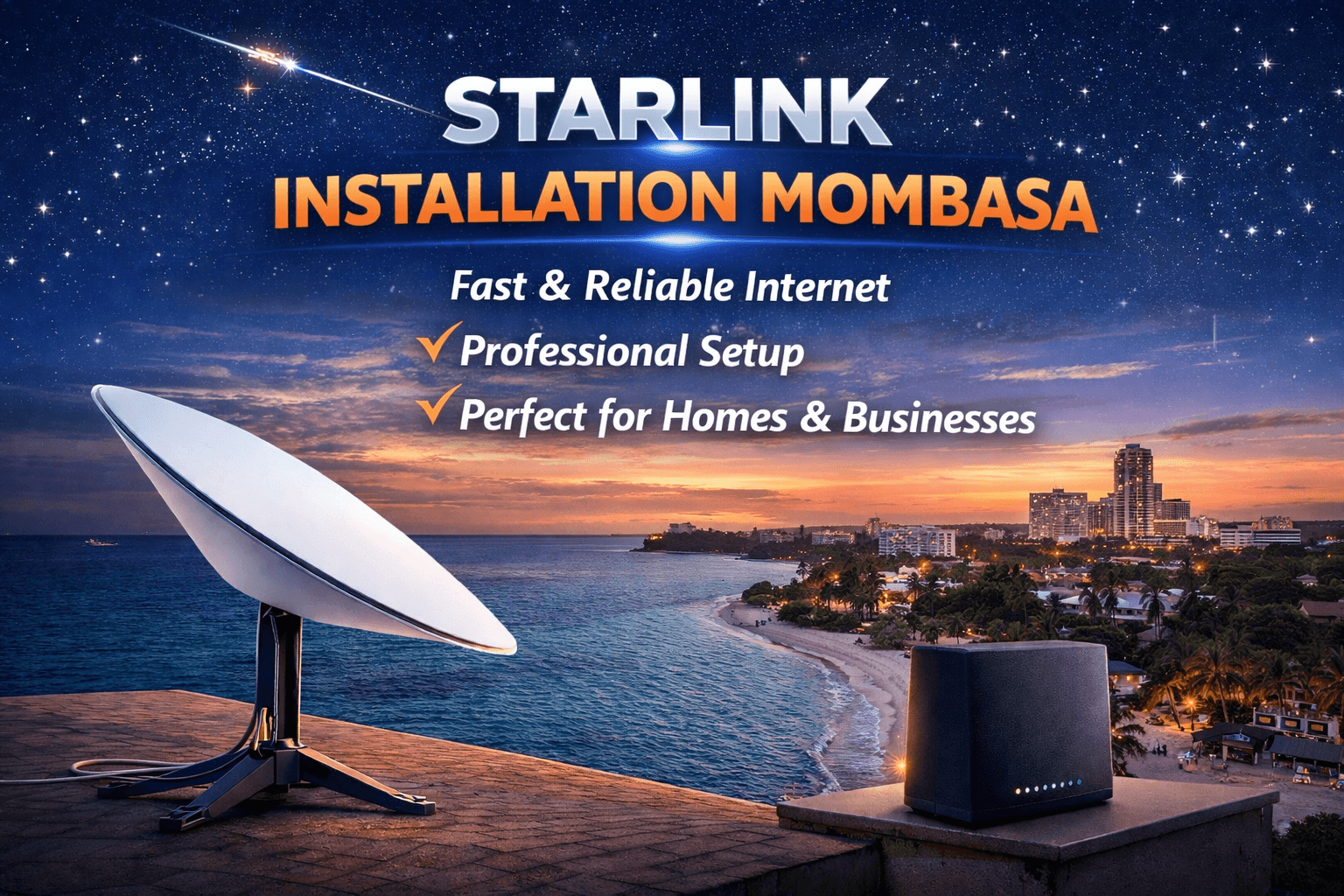 Starlink Installation Mombasa