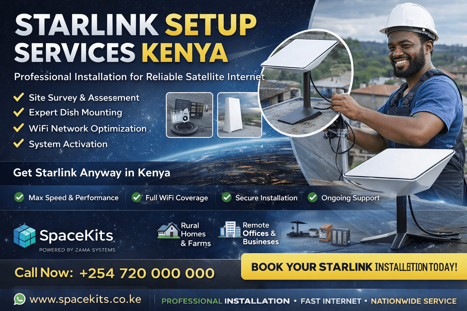 Starlink Setup Services Kenya