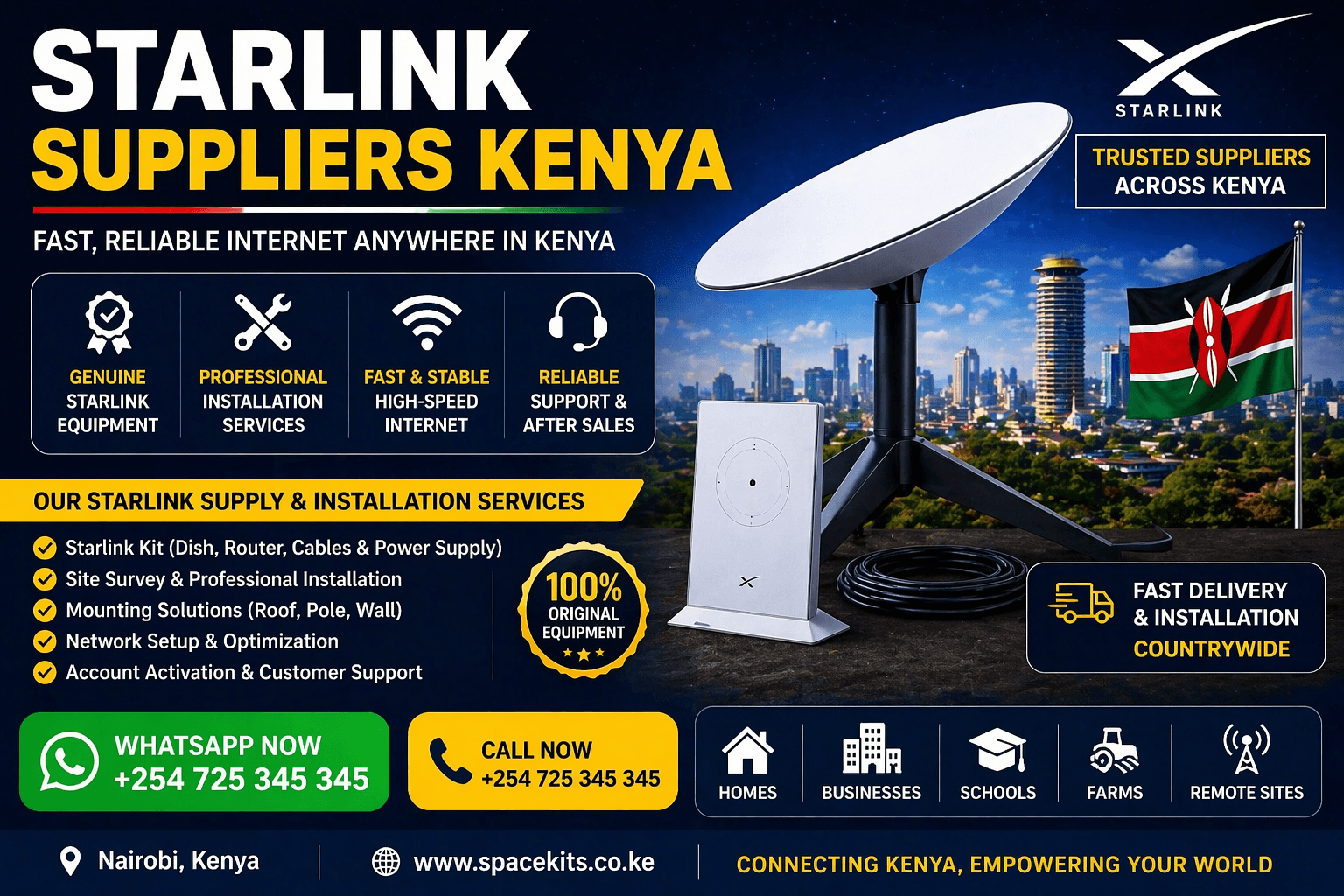 Starlink Suppliers Kenya 