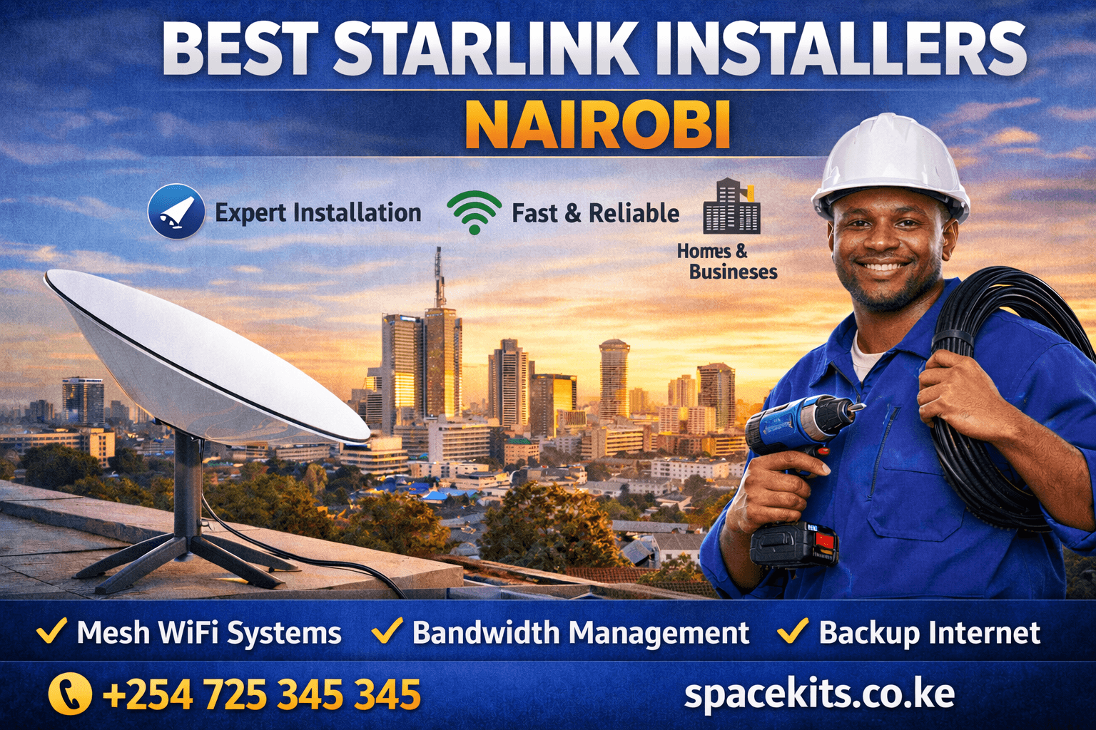 Best Starlink Installers Nairobi