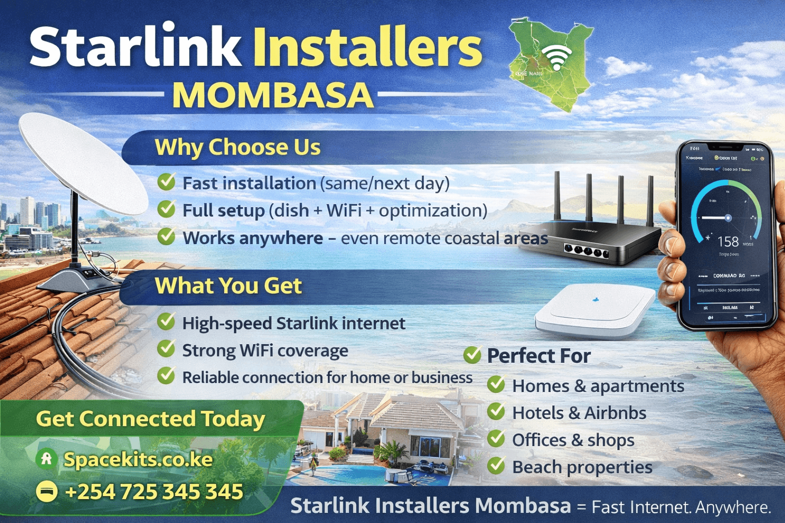 Starlink Installers Mombasa 