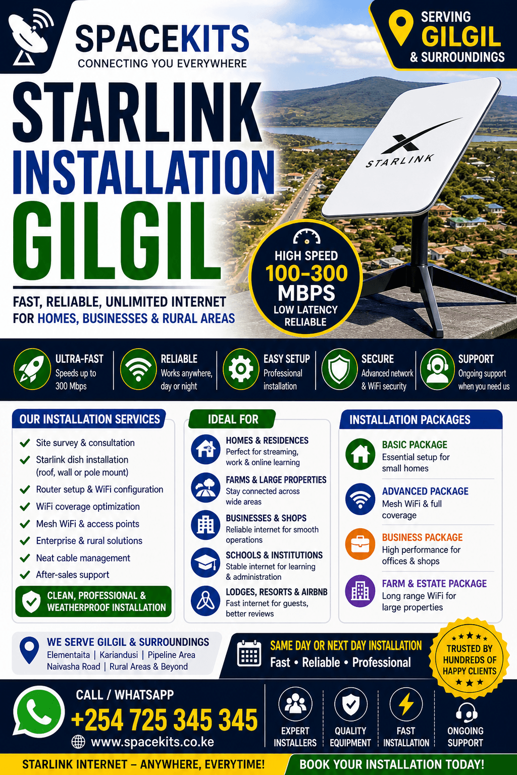 Starlink installation Gilgil