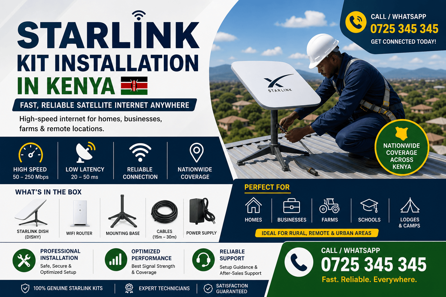 Starlink Kit Installation Kenya
