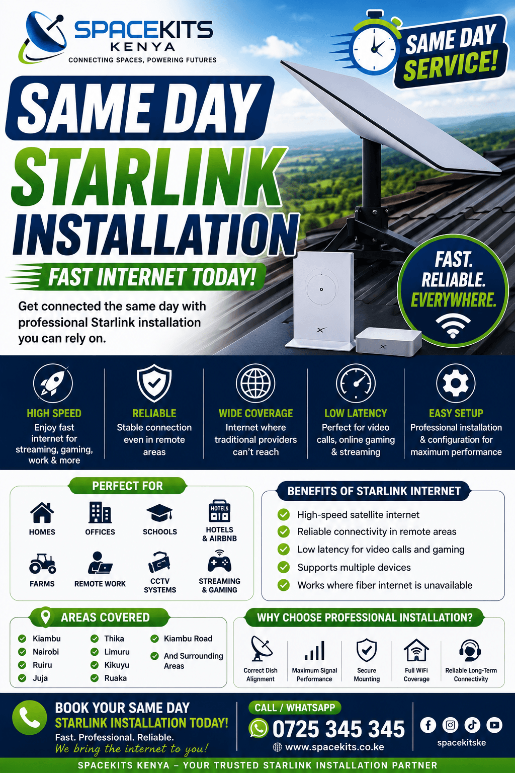 Same Day Starlink Installation
