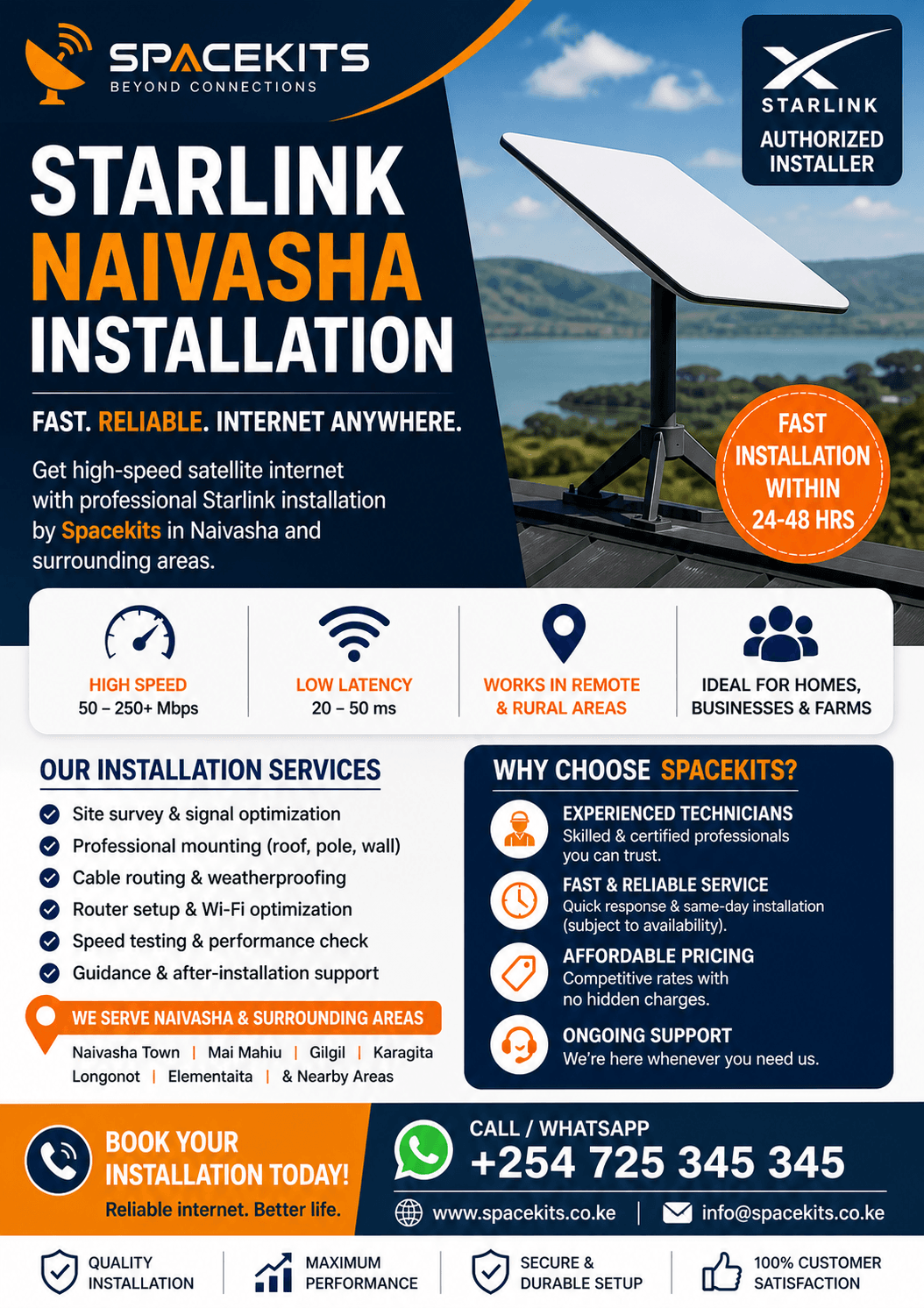 Starlink Naivasha Installation