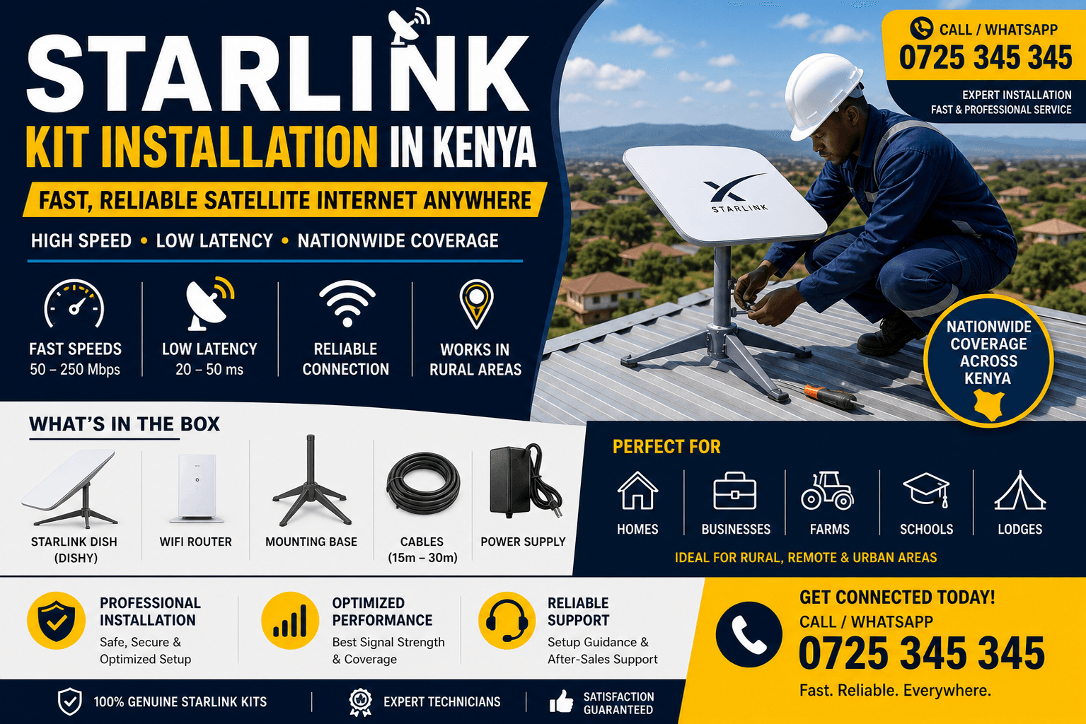 Starlink Kit Installation Kenya