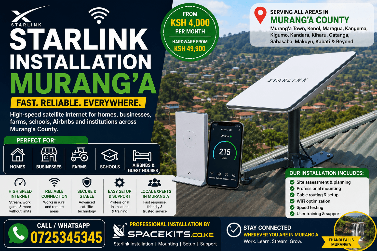 Starlink Installation Murang’a