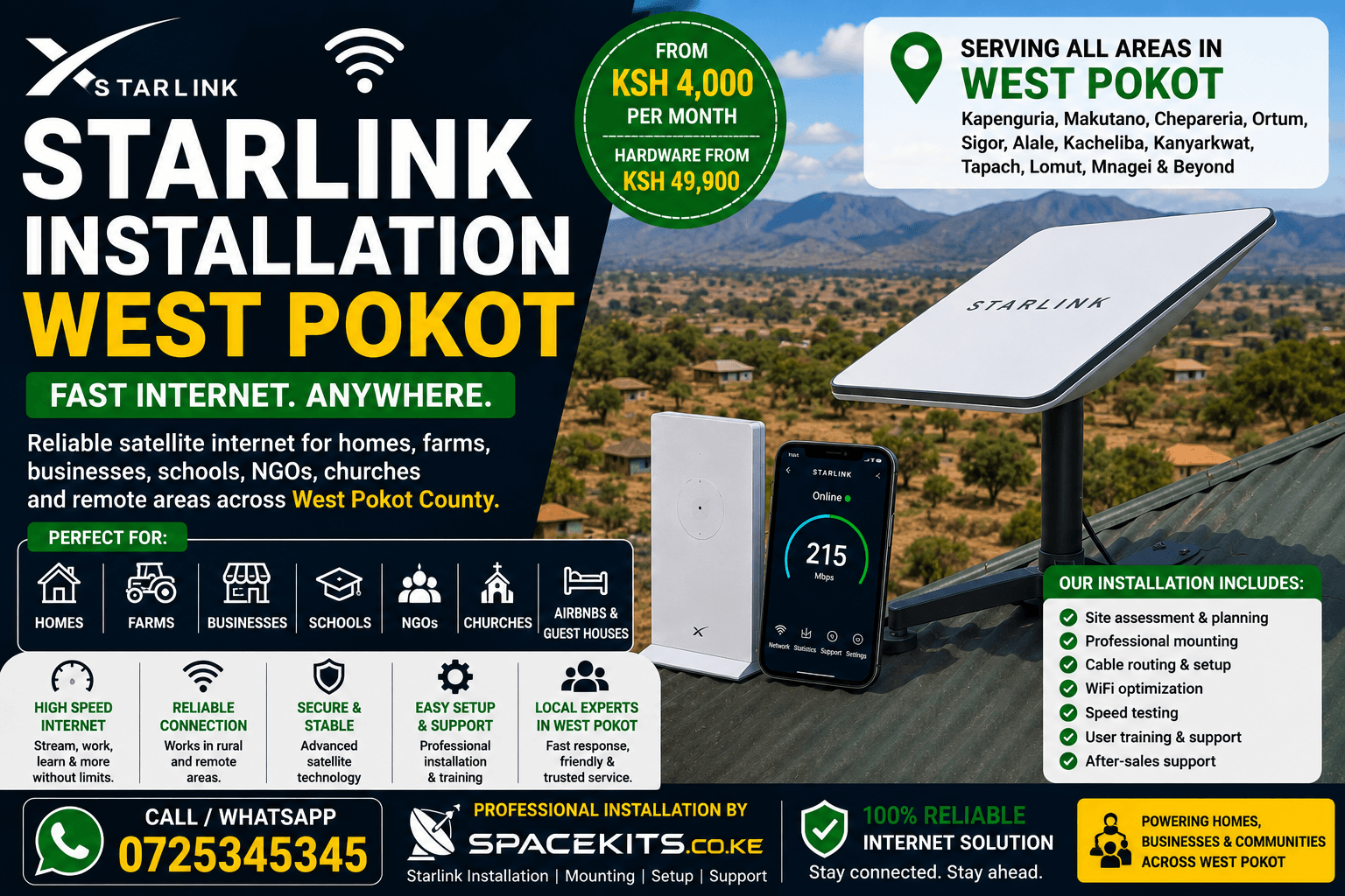 Starlink Installation West Pokot