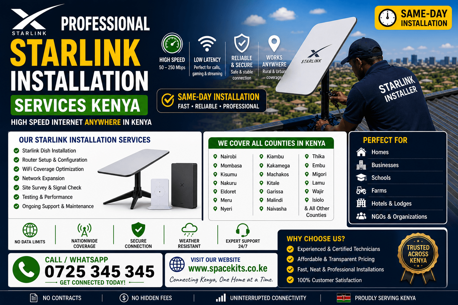 Starlink installation Othaya