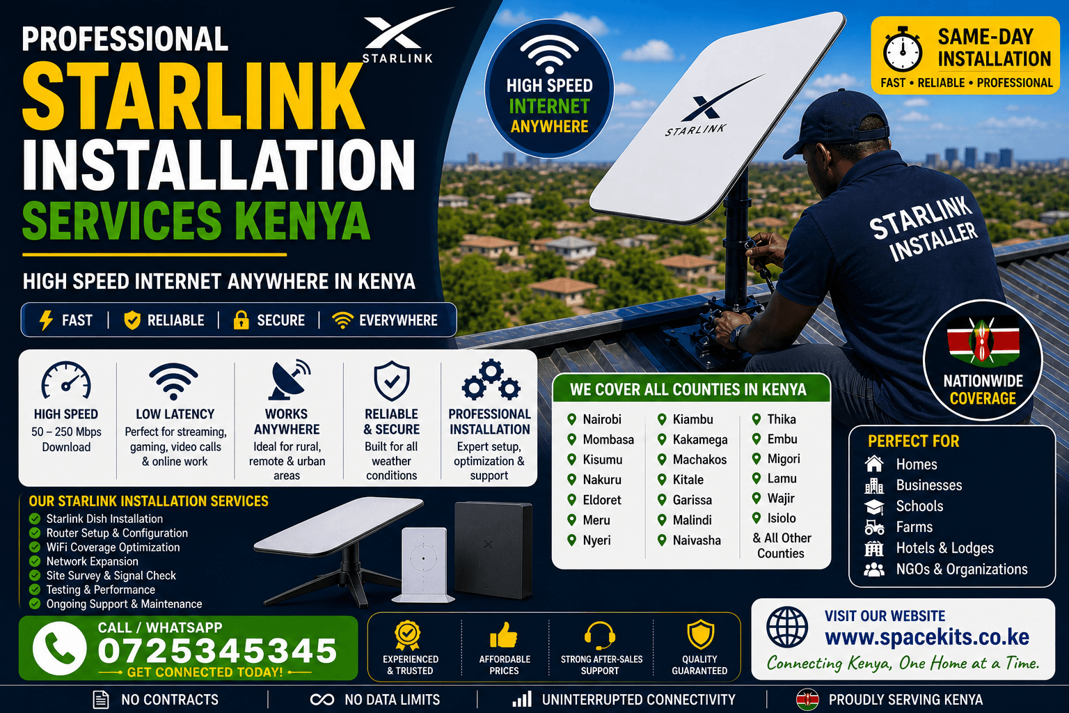 Starlink Installation Services Kenya