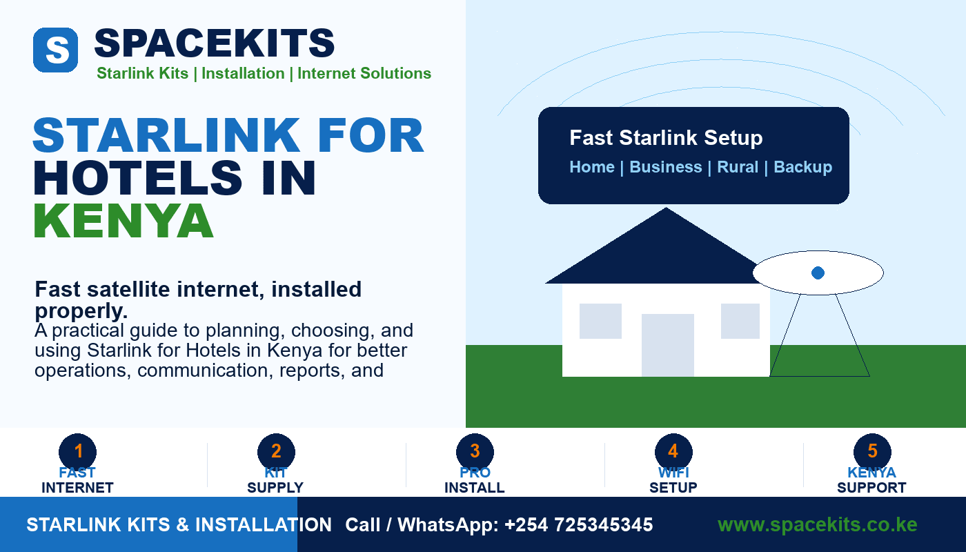 Starlink for Hotels in Kenya