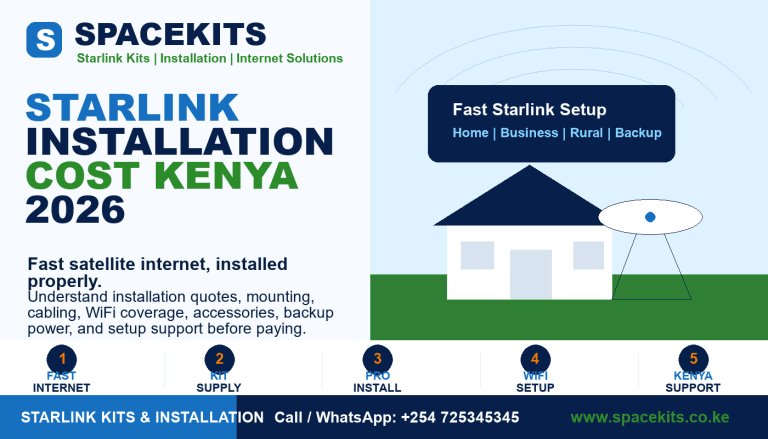 Starlink Installation Cost Kenya 2026 by Spacekits Kenya