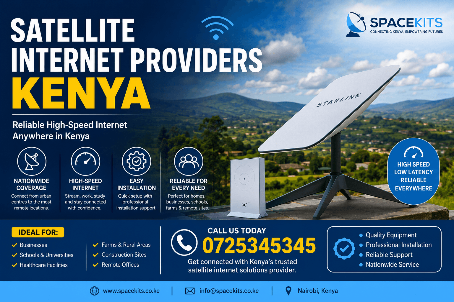 Satellite Internet Providers Kenya