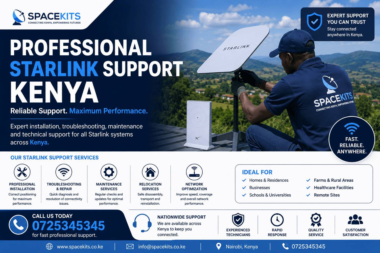 Professional Starlink Support Kenya