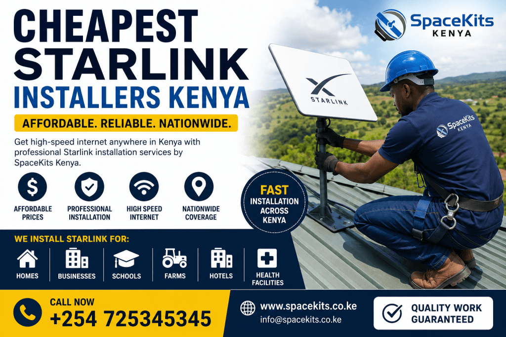 cheapest Starlink installers Kenya