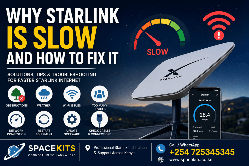 Why Starlink is slow and how to fix it