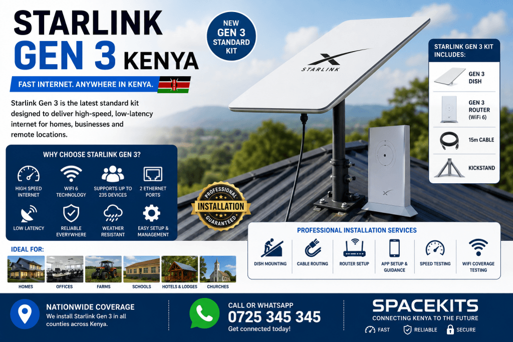 Starlink certified installers Kenya