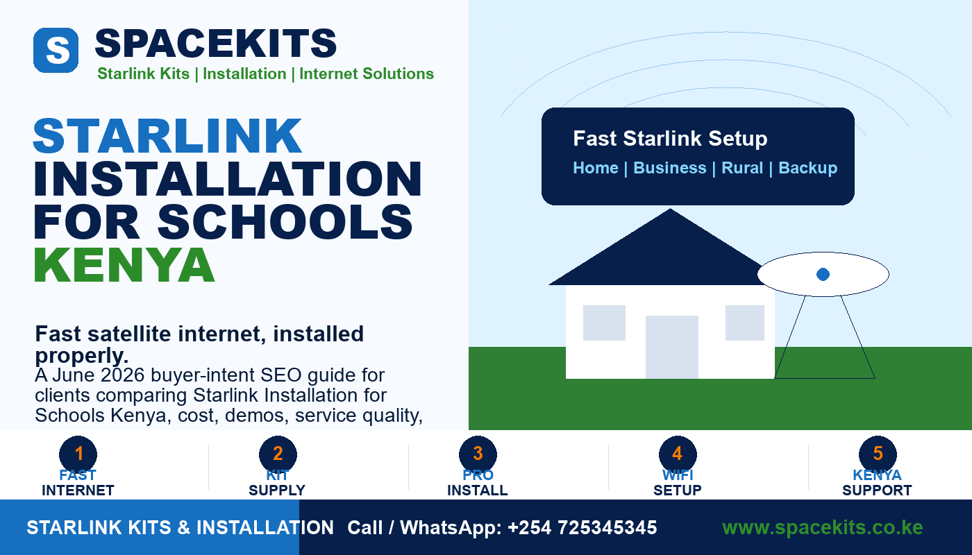 Starlink Installation for Schools Kenya