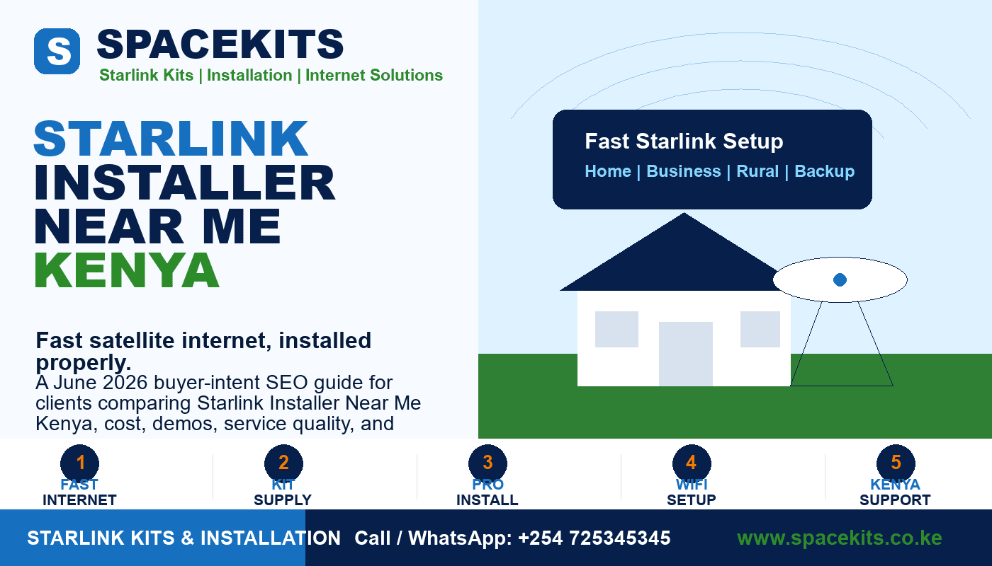 Starlink Installer Near Me Kenya