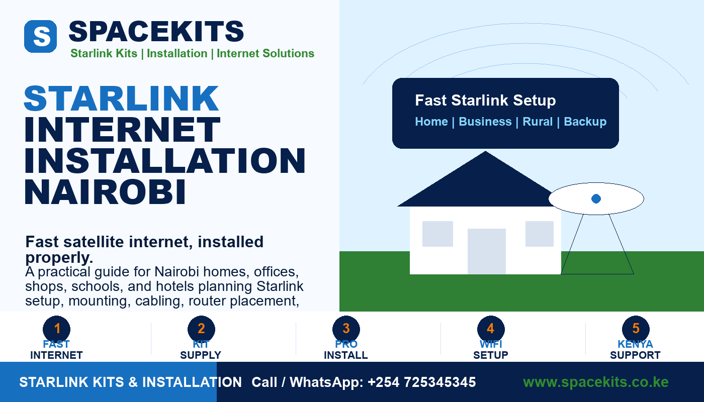 Starlink Internet Installation Nairobi