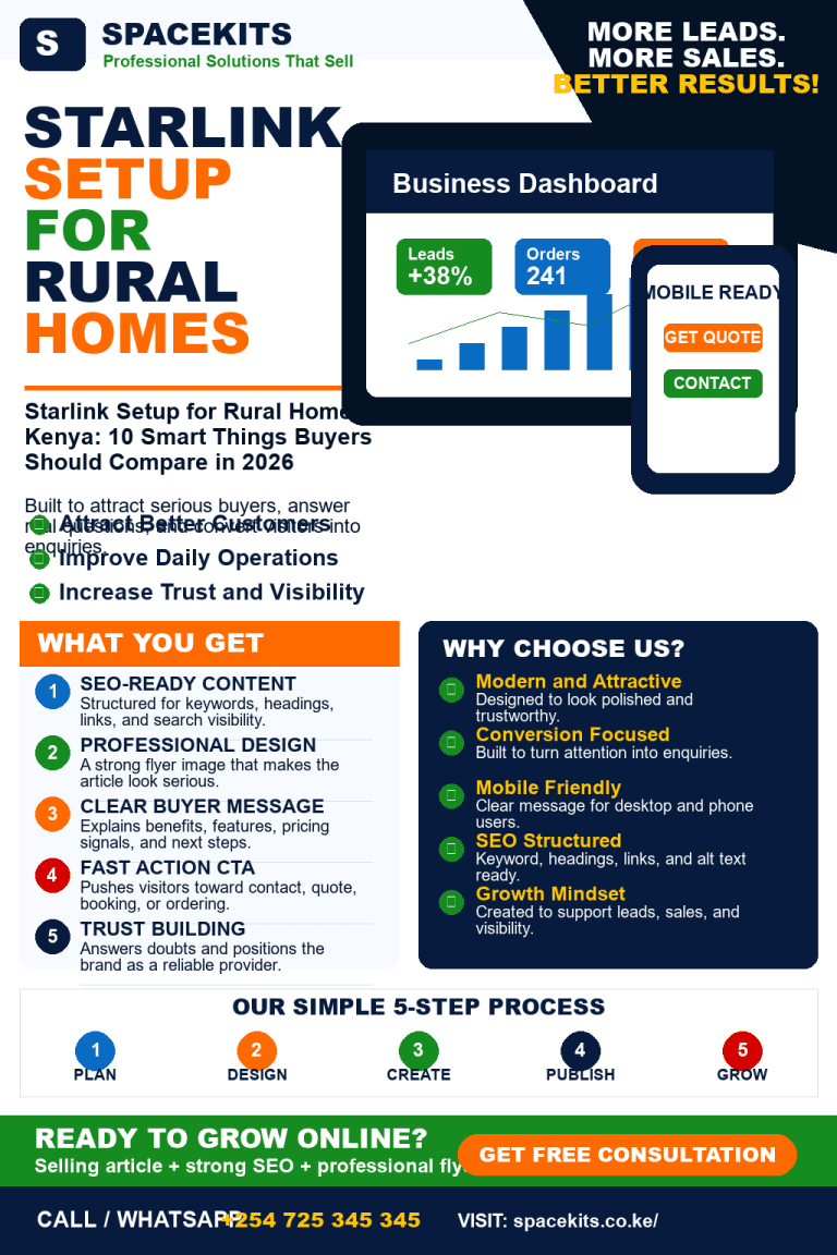 Starlink Setup for Rural Homes Kenya: 10 Smart Things Buyers Should Compare in 2026