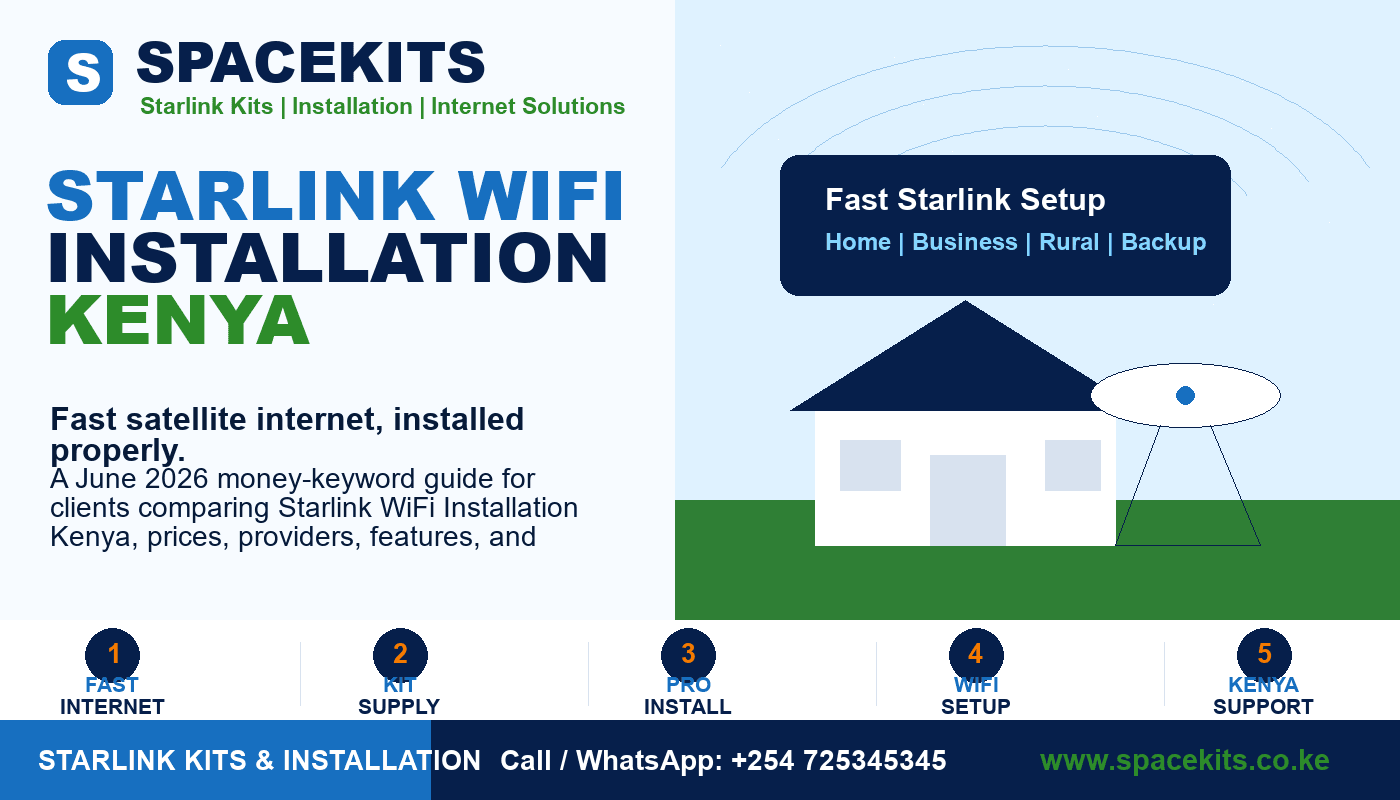 Starlink WiFi Installation Kenya