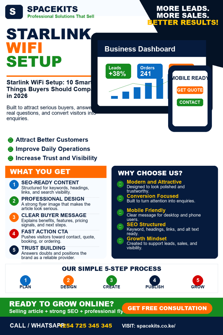 Starlink WiFi Setup: 10 Smart Things Buyers Should Compare in 2026