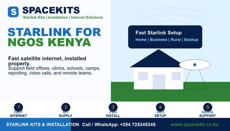 Starlink for NGOs Kenya by Spacekits