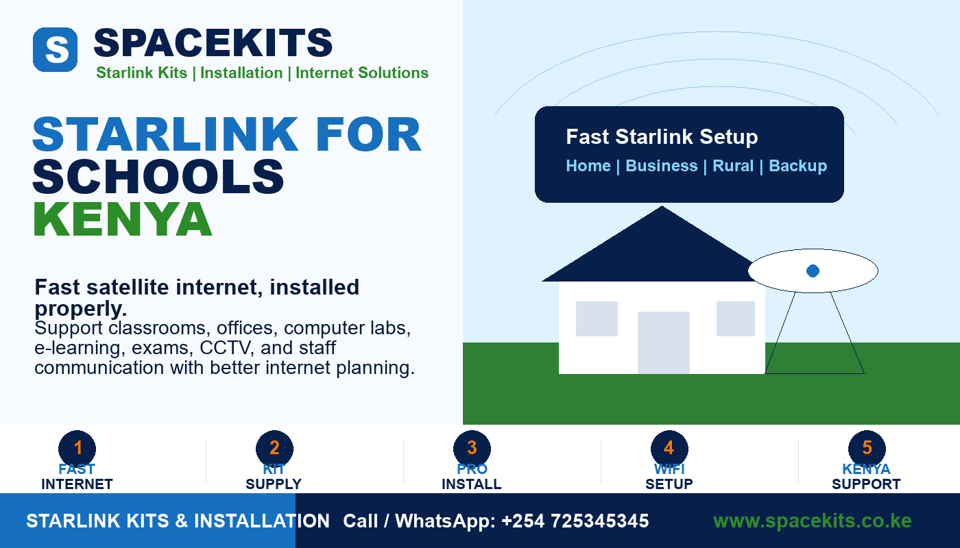 Starlink for Schools Kenya by Spacekits