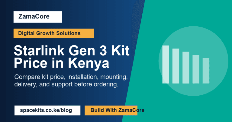 Starlink Gen 3 Kit Price in Kenya