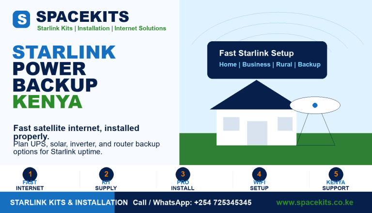 Starlink Power Backup Kenya by Spacekits
