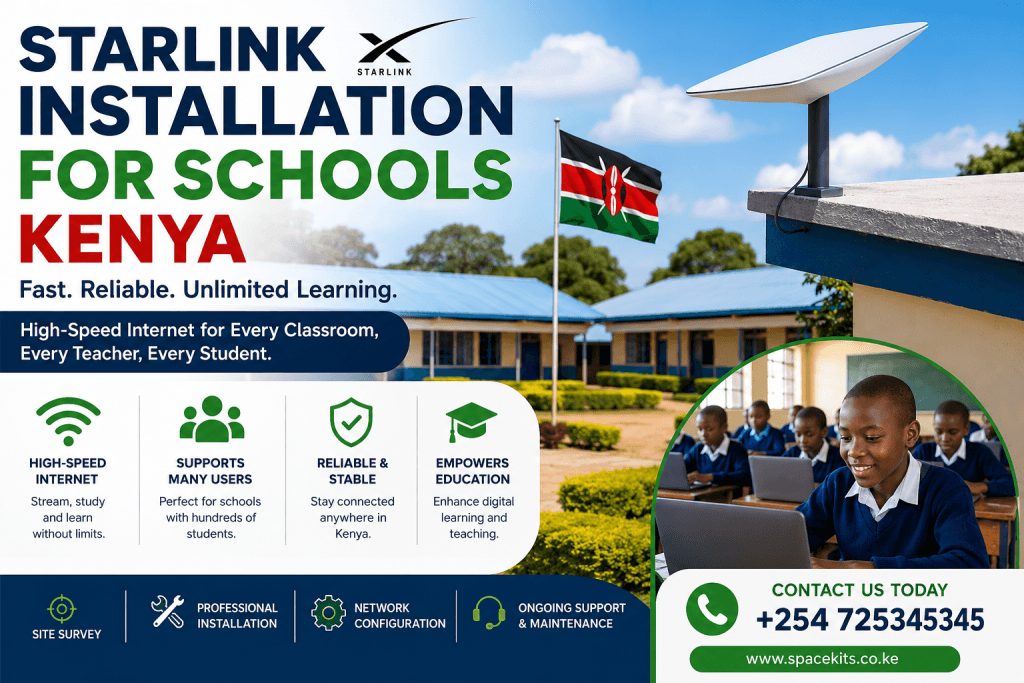 Starlink installation for schools Kenya