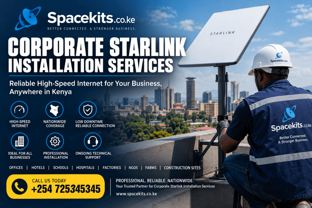 Corporate Starlink installation services