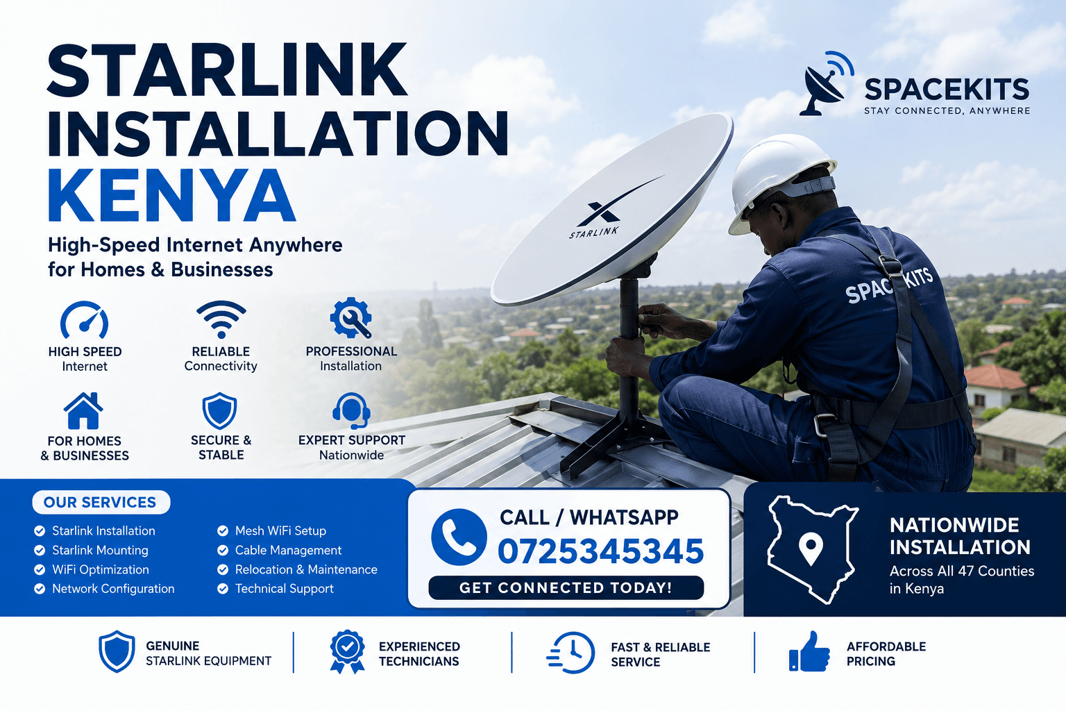Starlink Installation Kenya