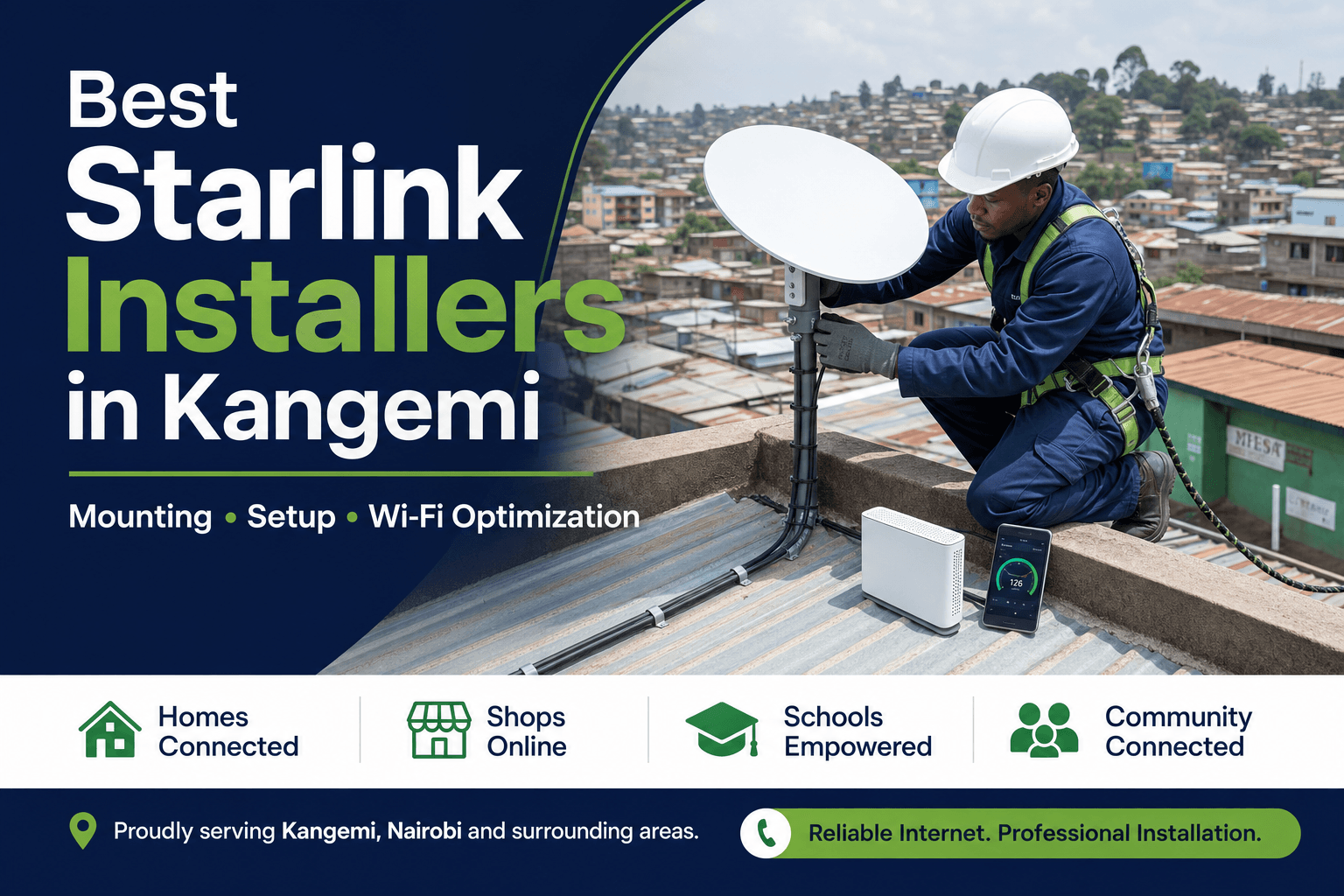Best Starlink Installers in Kangemi