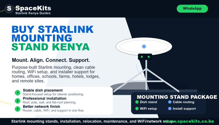 Buy Starlink Mounting Stand Kenya by SpaceKits Kenya