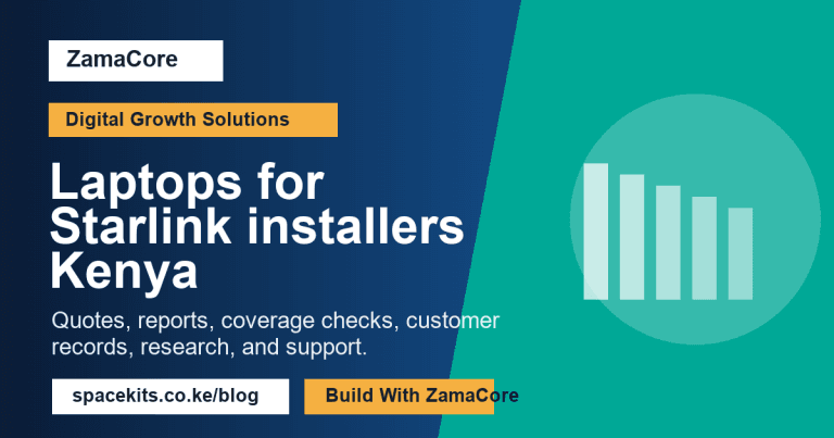 Laptops for Starlink installers Kenya