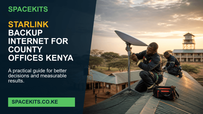 Starlink Backup Internet for County Offices Kenya